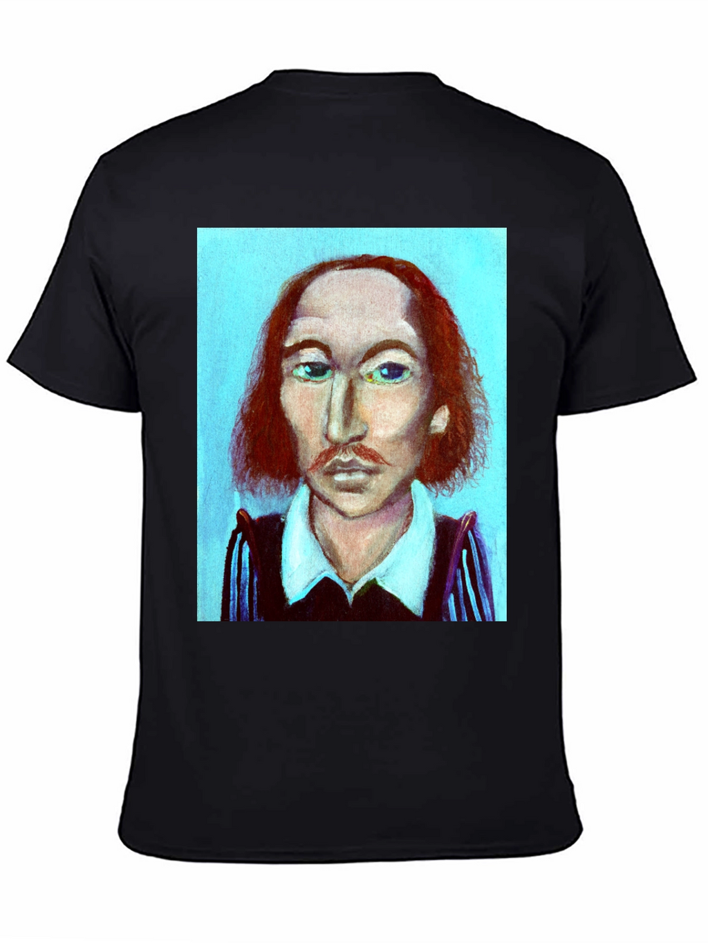 Shakespeare Portrait Graphic Tee - Literary Fashion