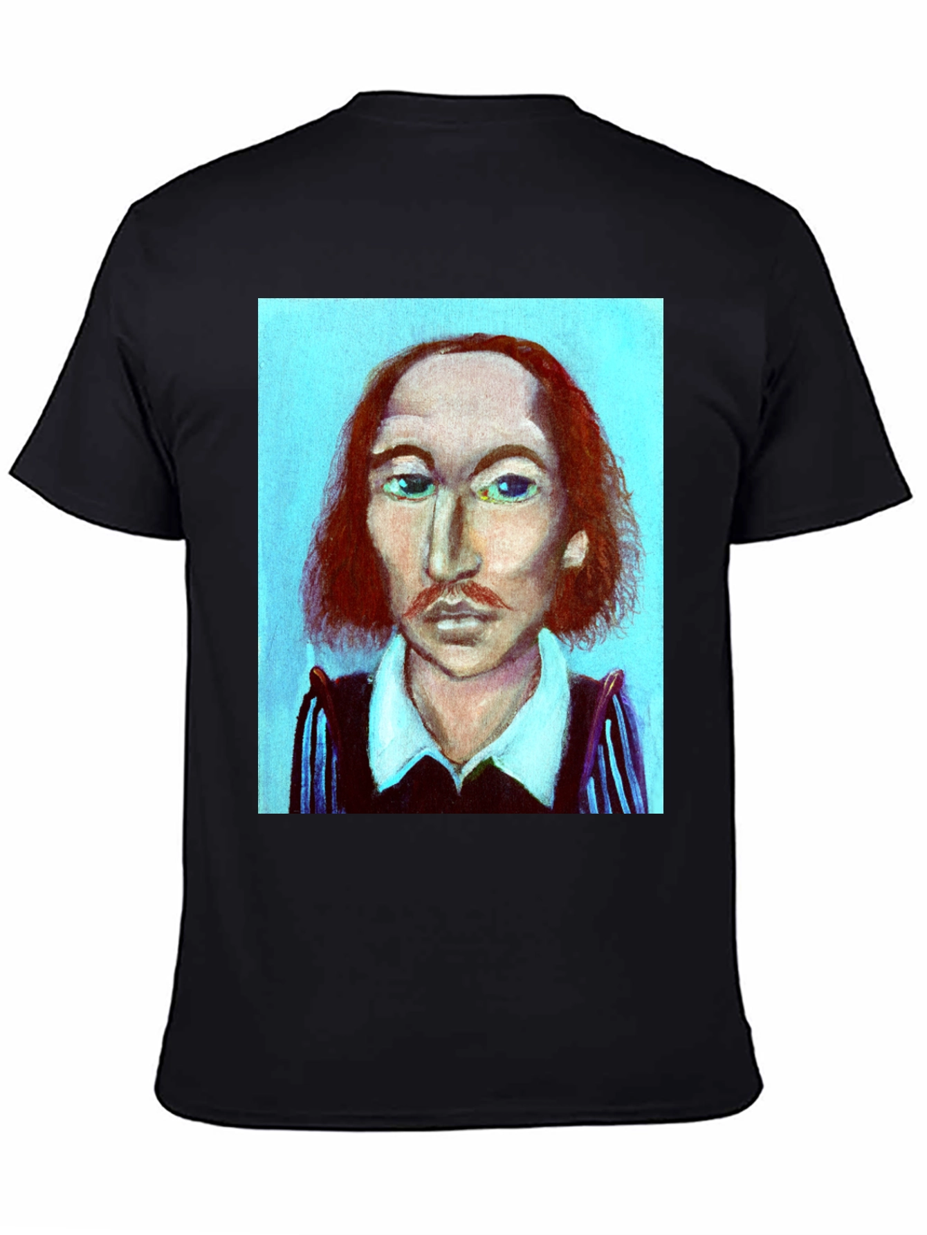 Shakespeare Portrait Graphic Tee - Literary Fashion