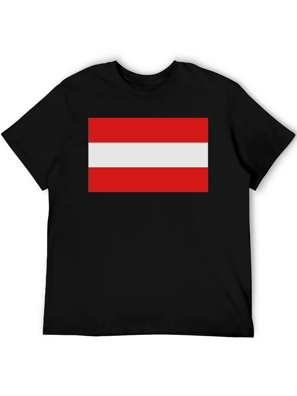 Austria Flag T-Shirt - Black Cotton Tee