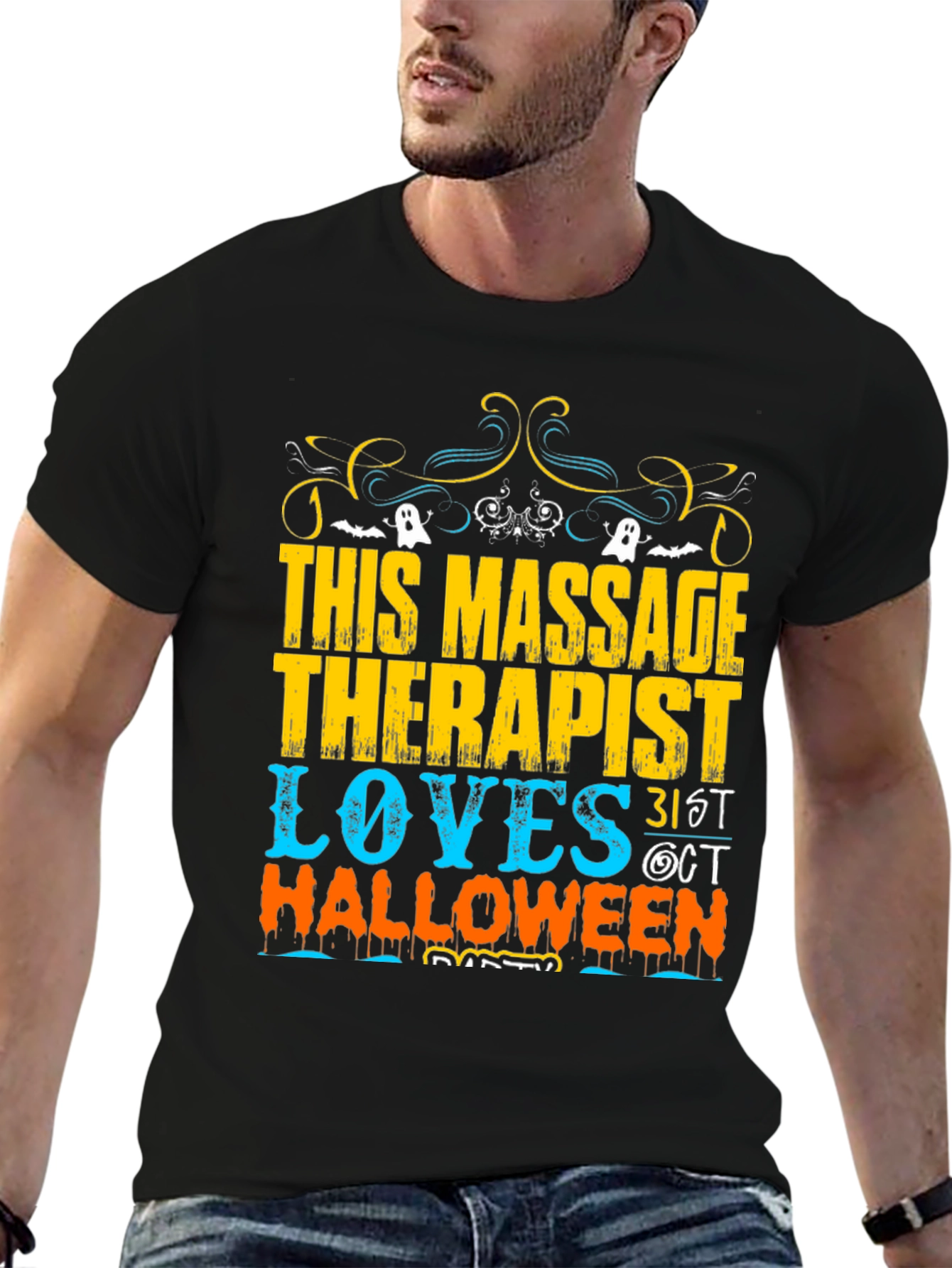 Massage Therapist Halloween Graphic Tee