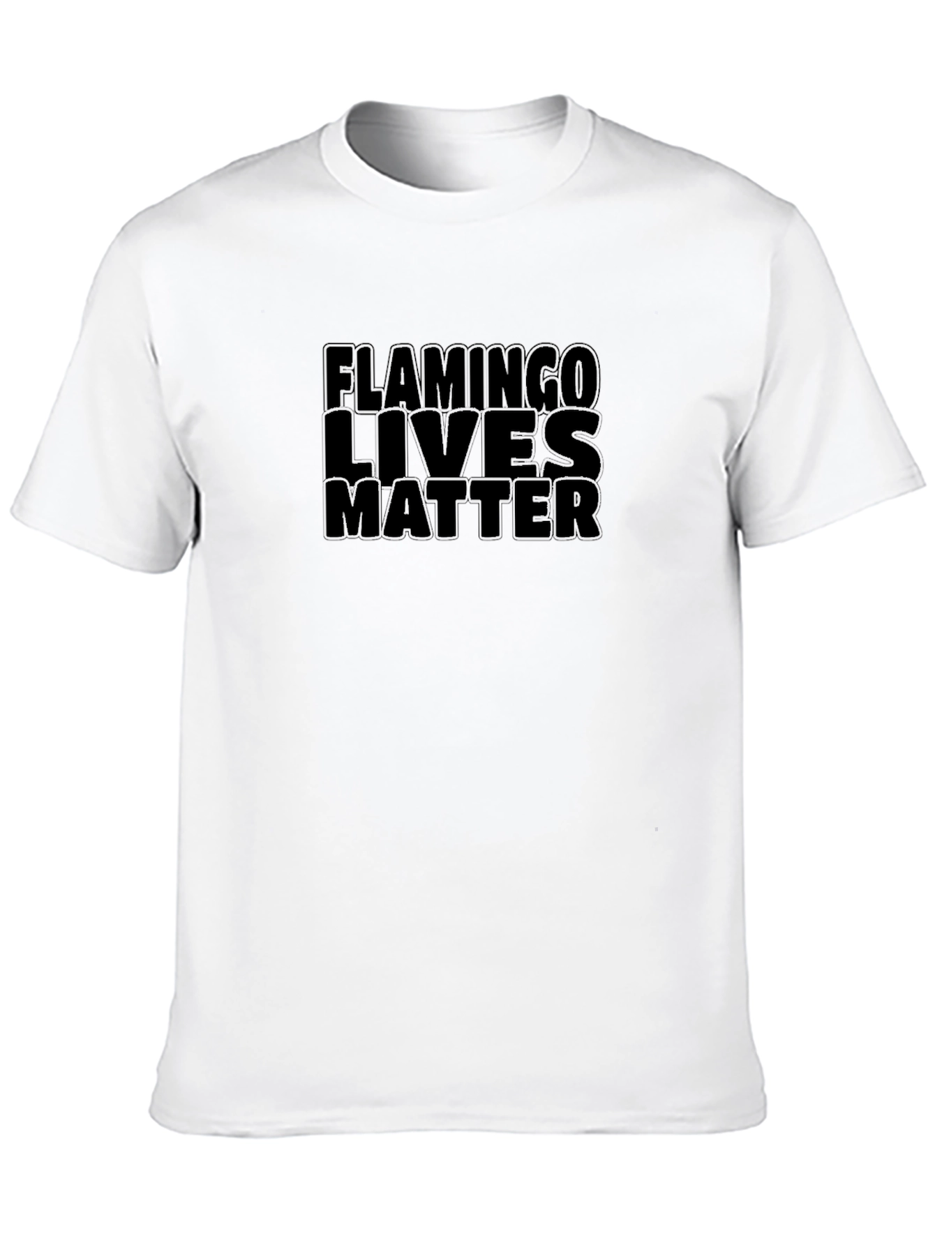Flamingo Lives Matter Graphic T-Shirt
