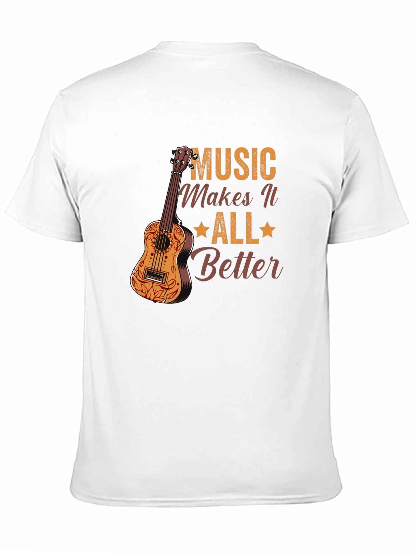 Music Makes It All Better Black Graphic Tee