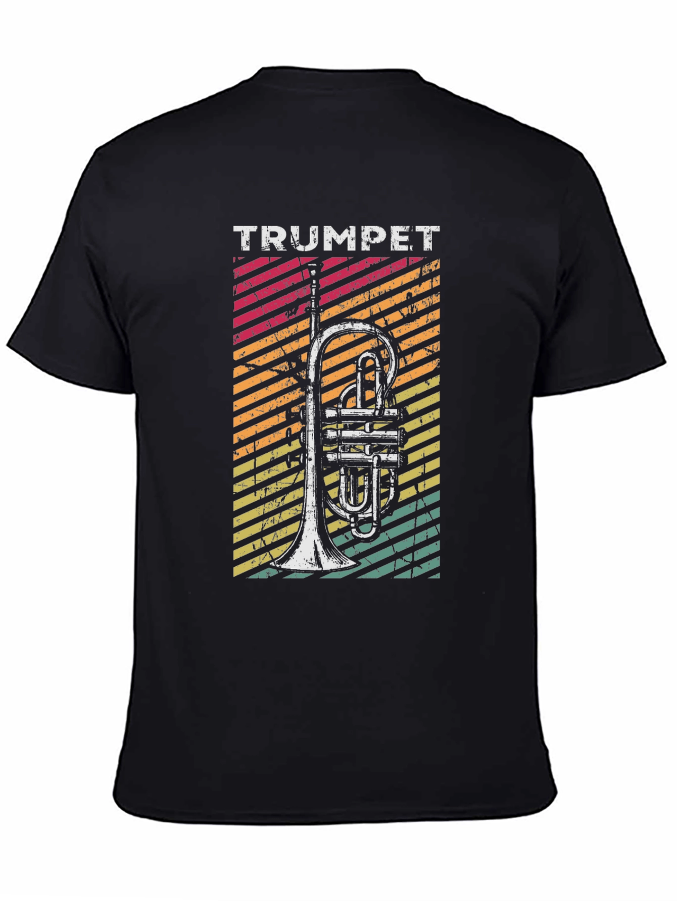 Retro Trumpet T-Shirt - Vintage Style Music Tee