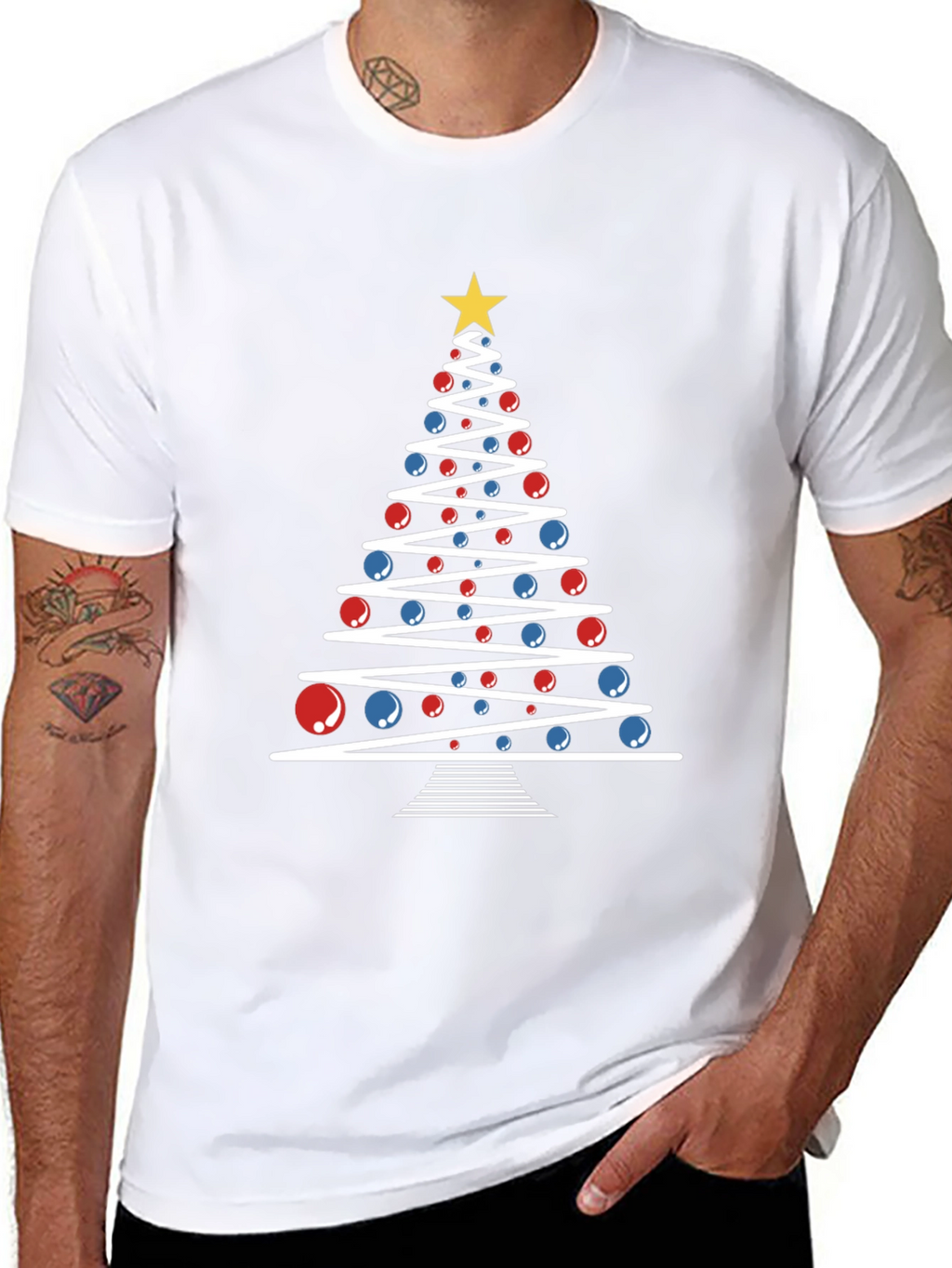 Festive Christmas Tree T-Shirt