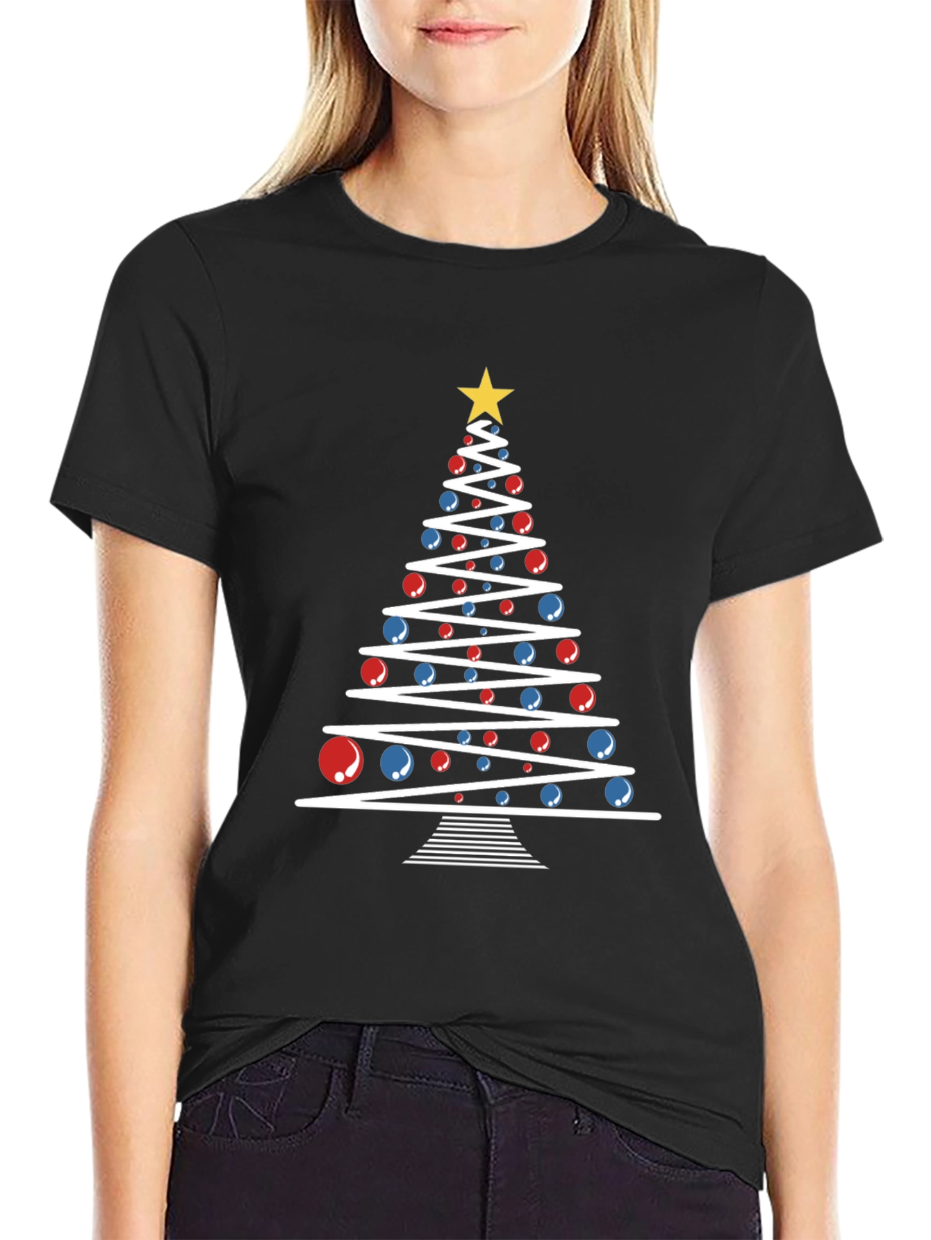 Festive Christmas Tree T-Shirt