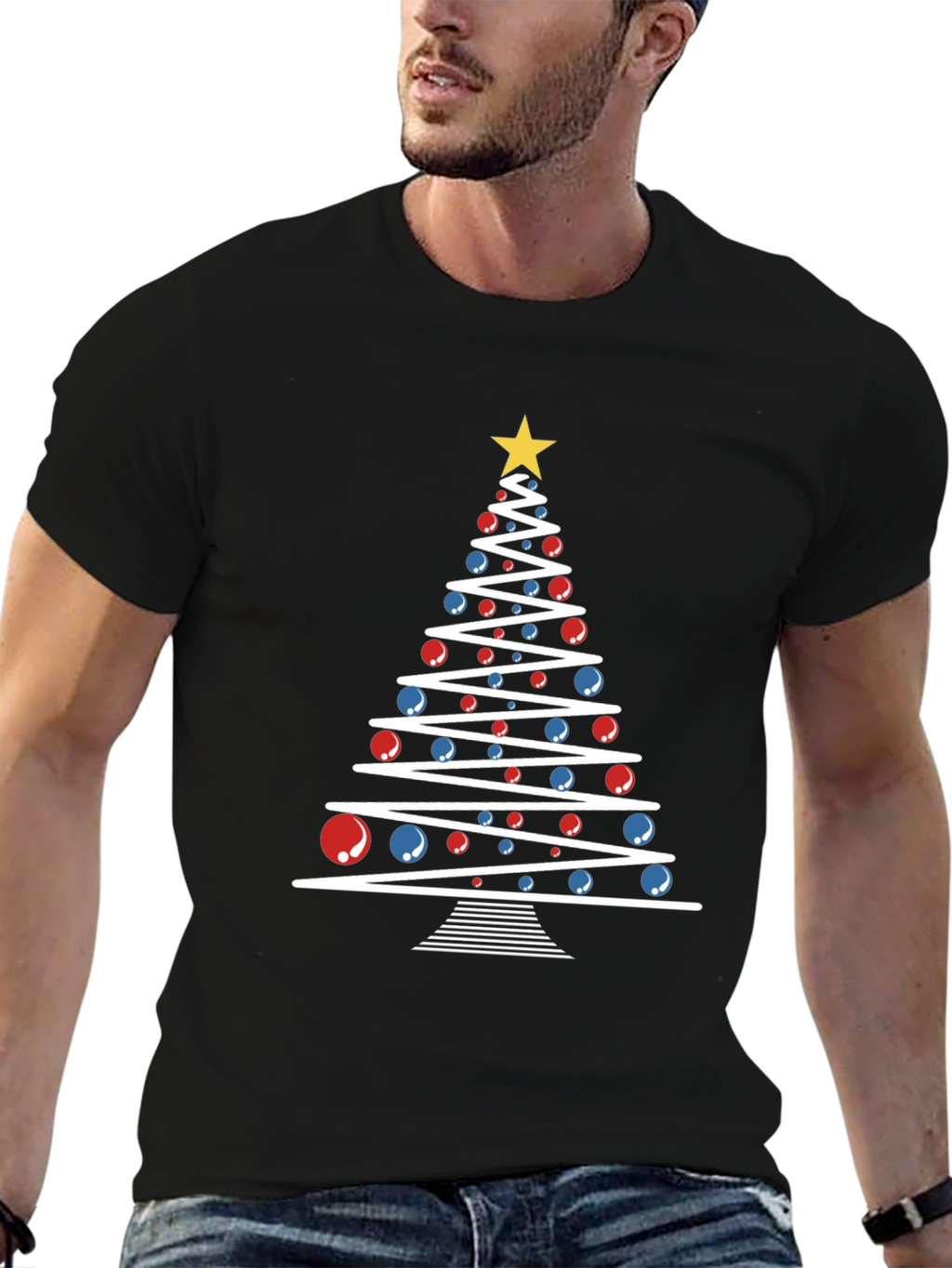 Festive Christmas Tree T-Shirt