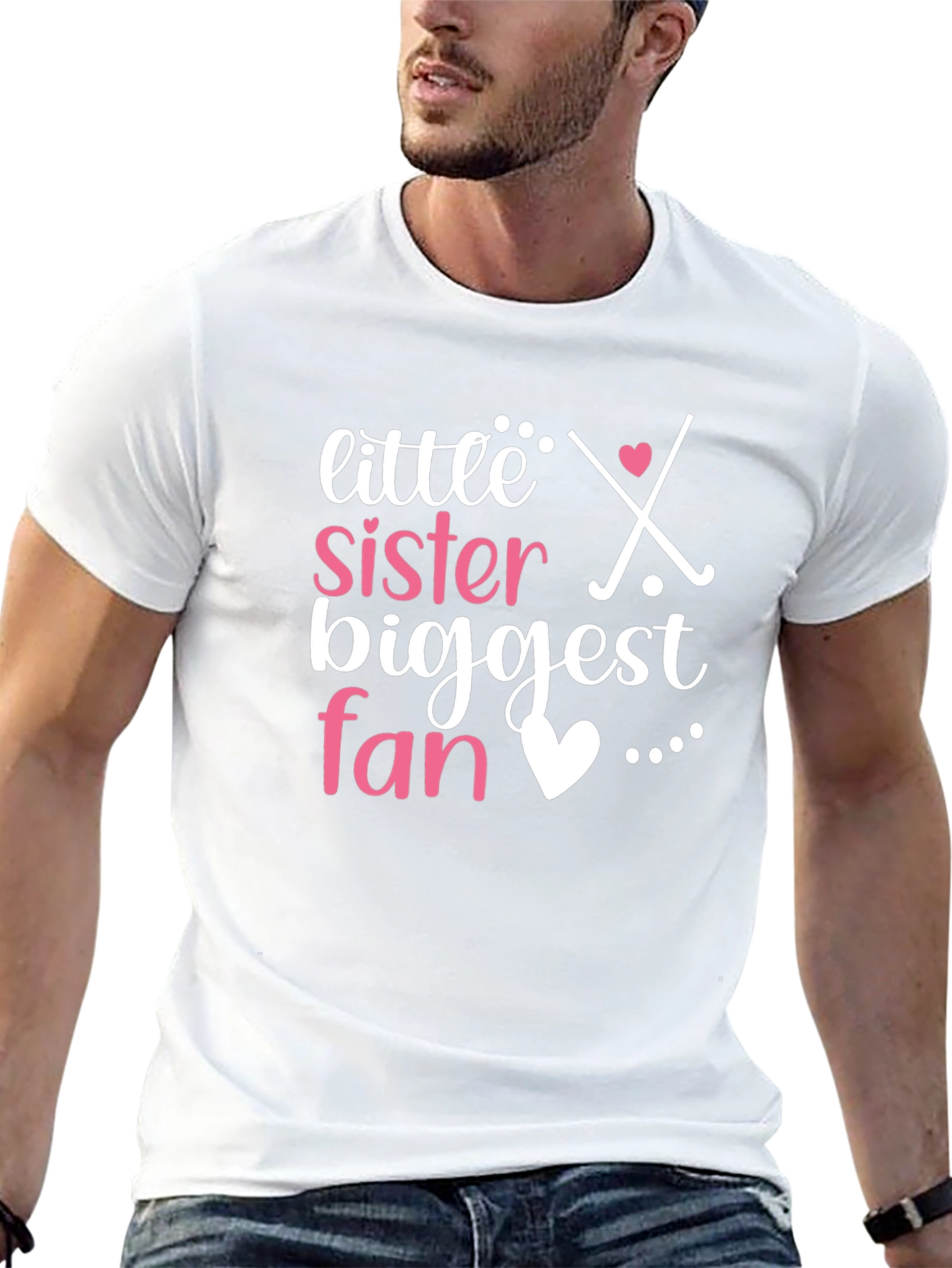 Little Sister Biggest Fan Tee