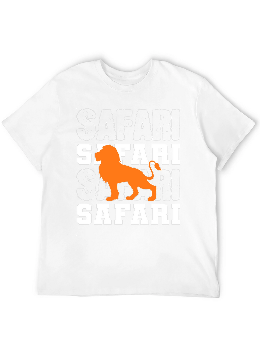 Safari Lion Graphic T-Shirt - Mens Black Tee