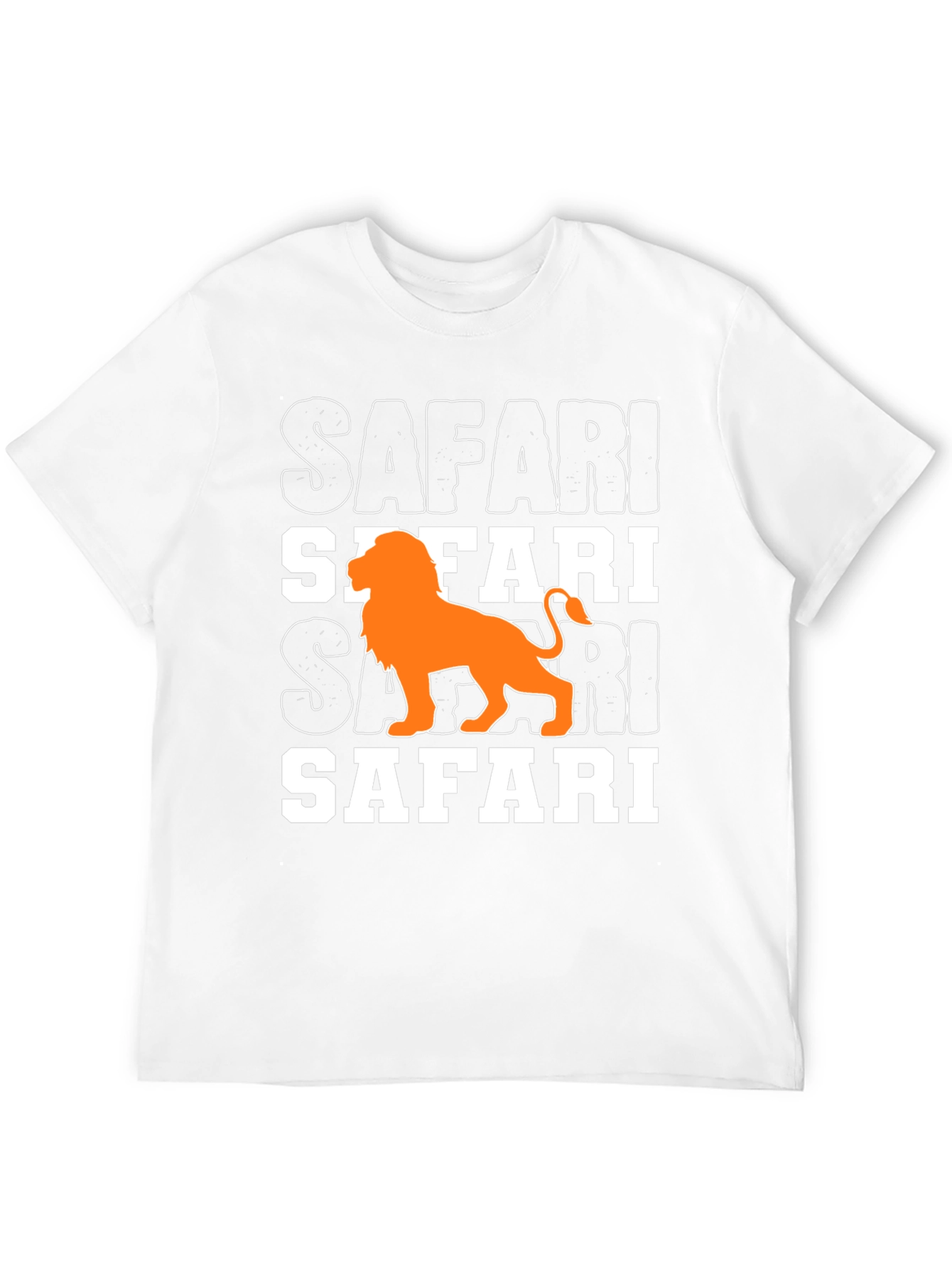 Safari Lion Graphic T-Shirt - Mens Black Tee