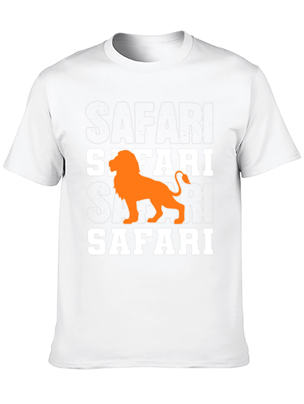 Safari Lion Graphic T-Shirt - Mens Black Tee
