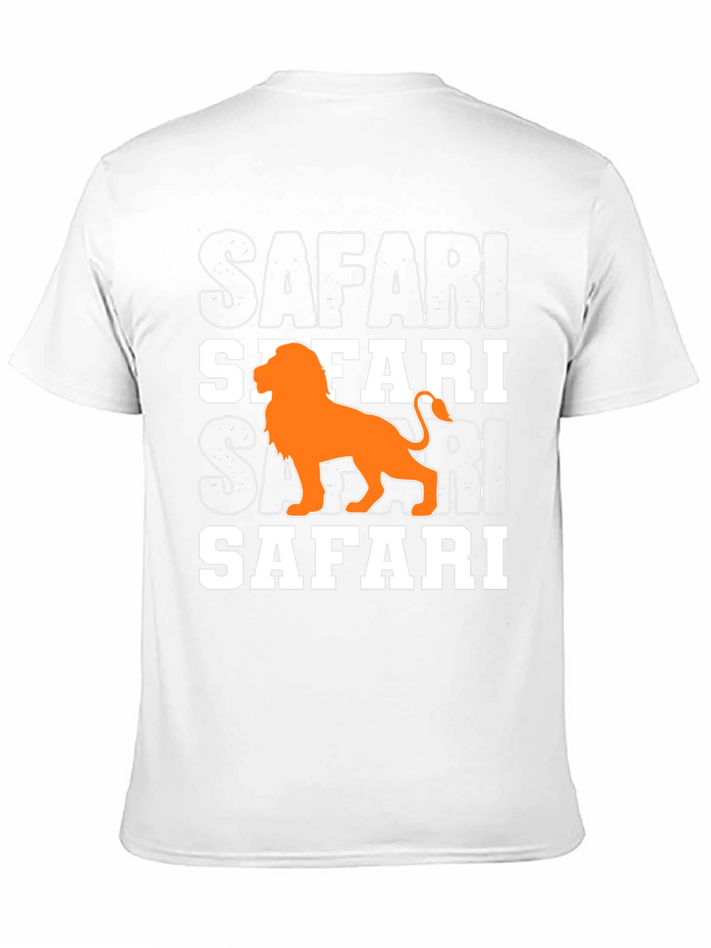 Safari Lion Graphic T-Shirt - Mens Black Tee
