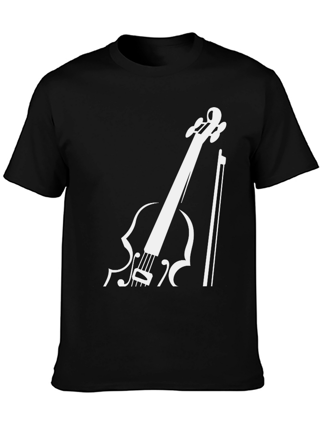 Violin Graphic Tee - Stylish Music Lovers T-Shirt