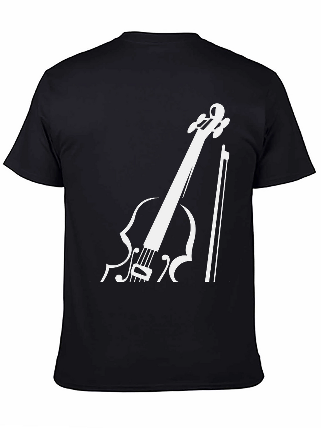 Violin Graphic Tee - Stylish Music Lovers T-Shirt
