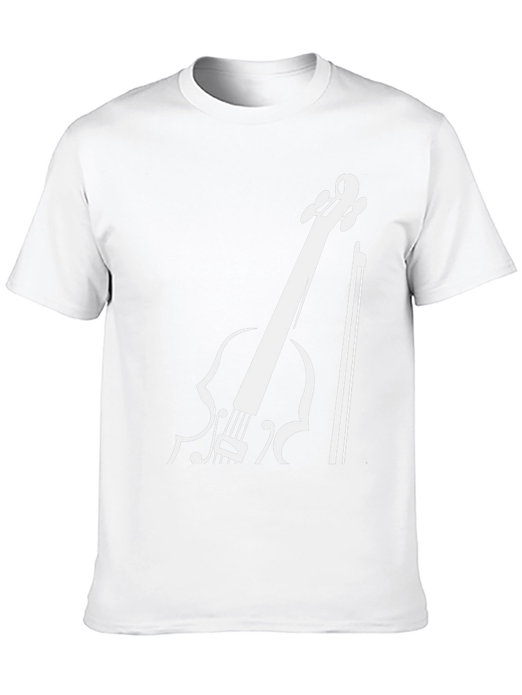 Violin Graphic Tee - Stylish Music Lovers T-Shirt