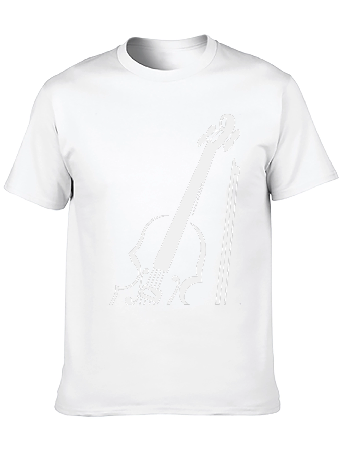 Violin Graphic Tee - Stylish Music Lovers T-Shirt