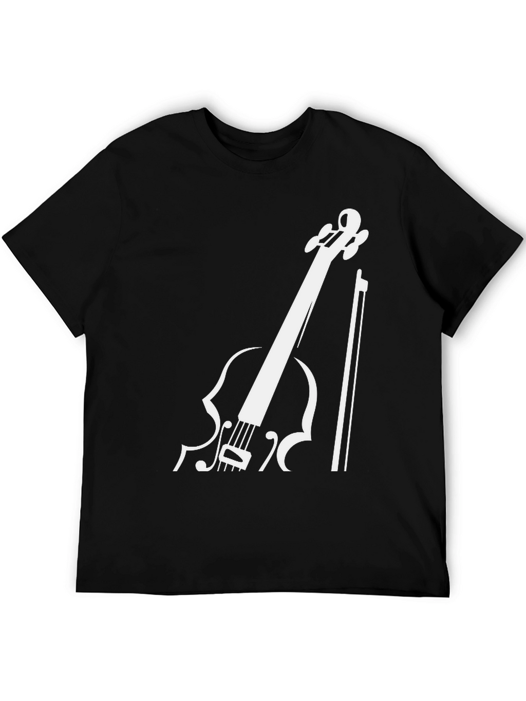 Violin Graphic Tee - Stylish Music Lovers T-Shirt