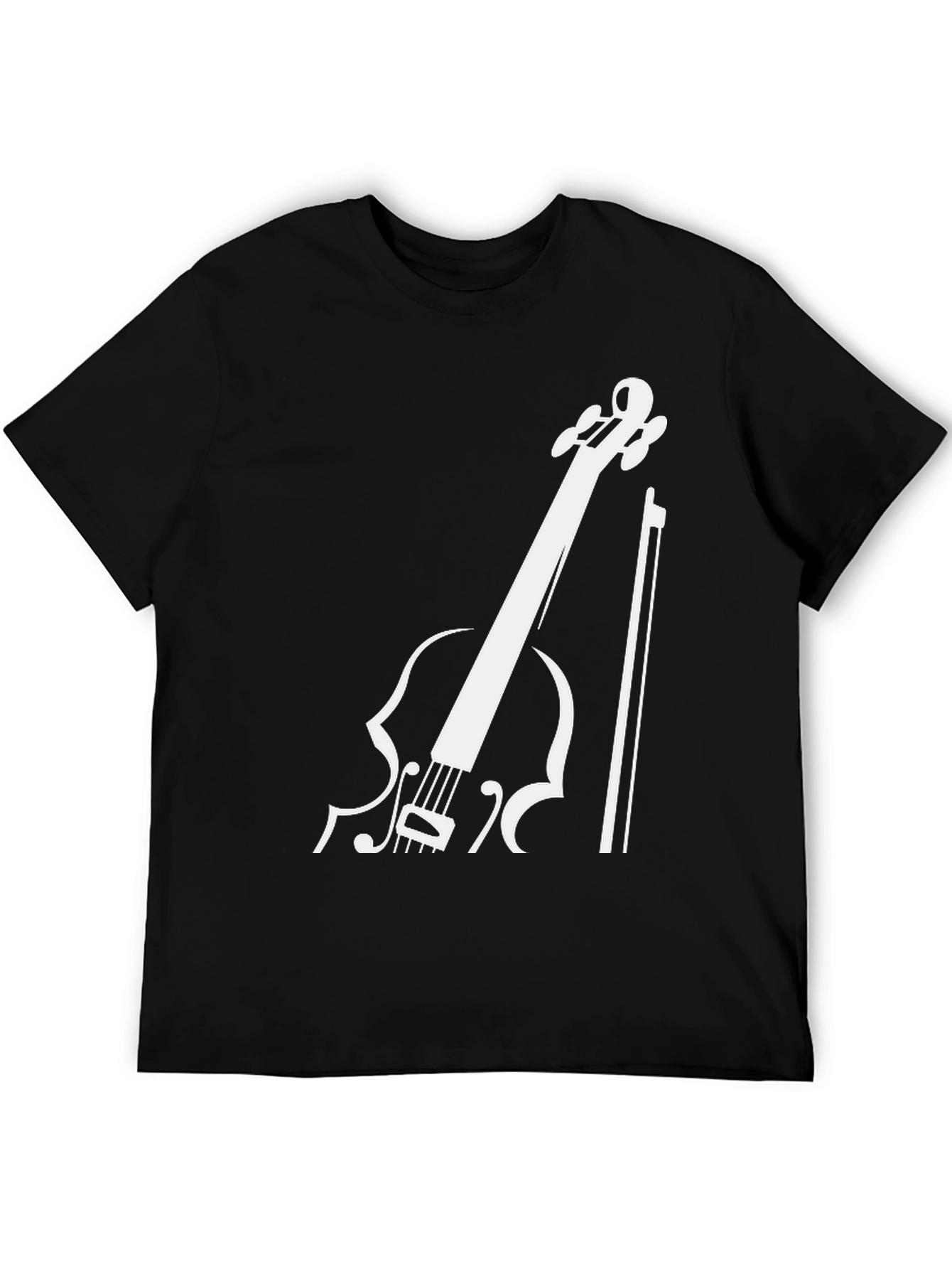 Violin Graphic Tee - Stylish Music Lovers T-Shirt