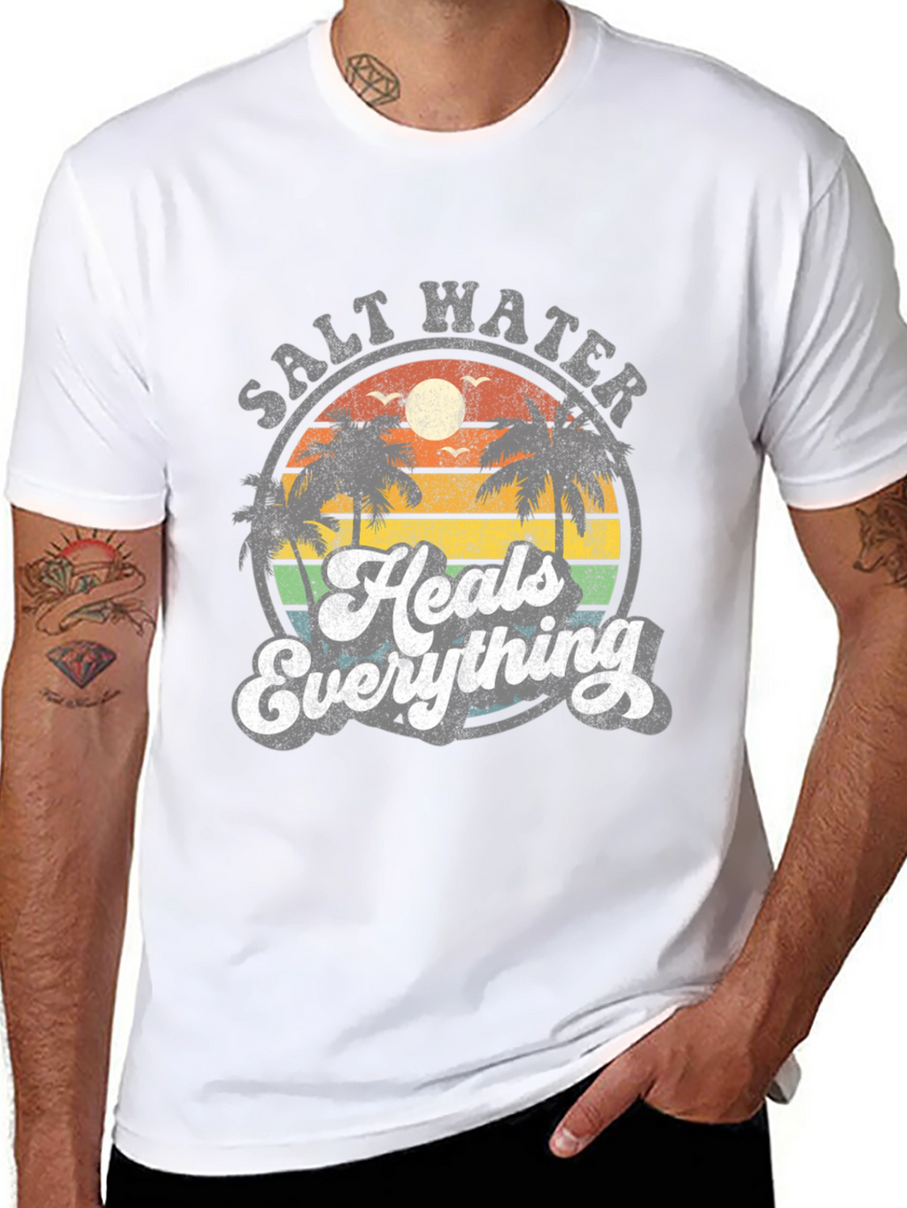 Salt Water Heals Everything Graphic Tee
