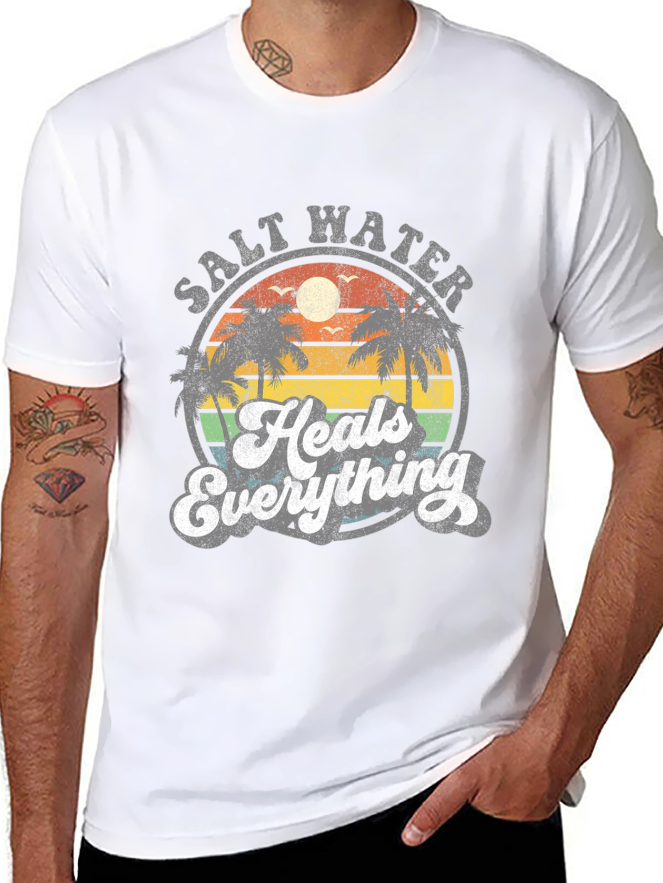 Salt Water Heals Everything Graphic Tee