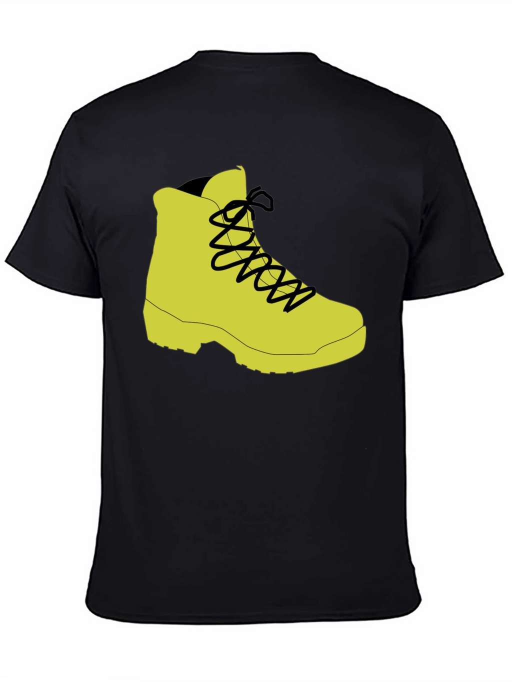Hiking Boot Graphic Tee - Black