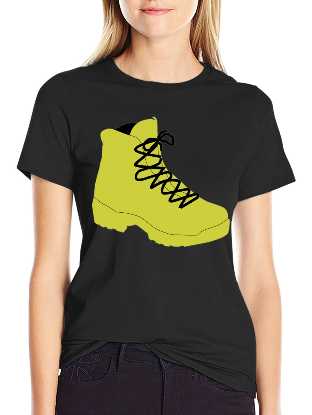 Hiking Boot Graphic Tee - Black