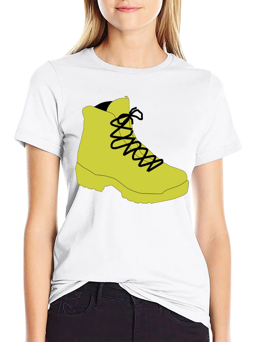 Hiking Boot Graphic Tee - Black