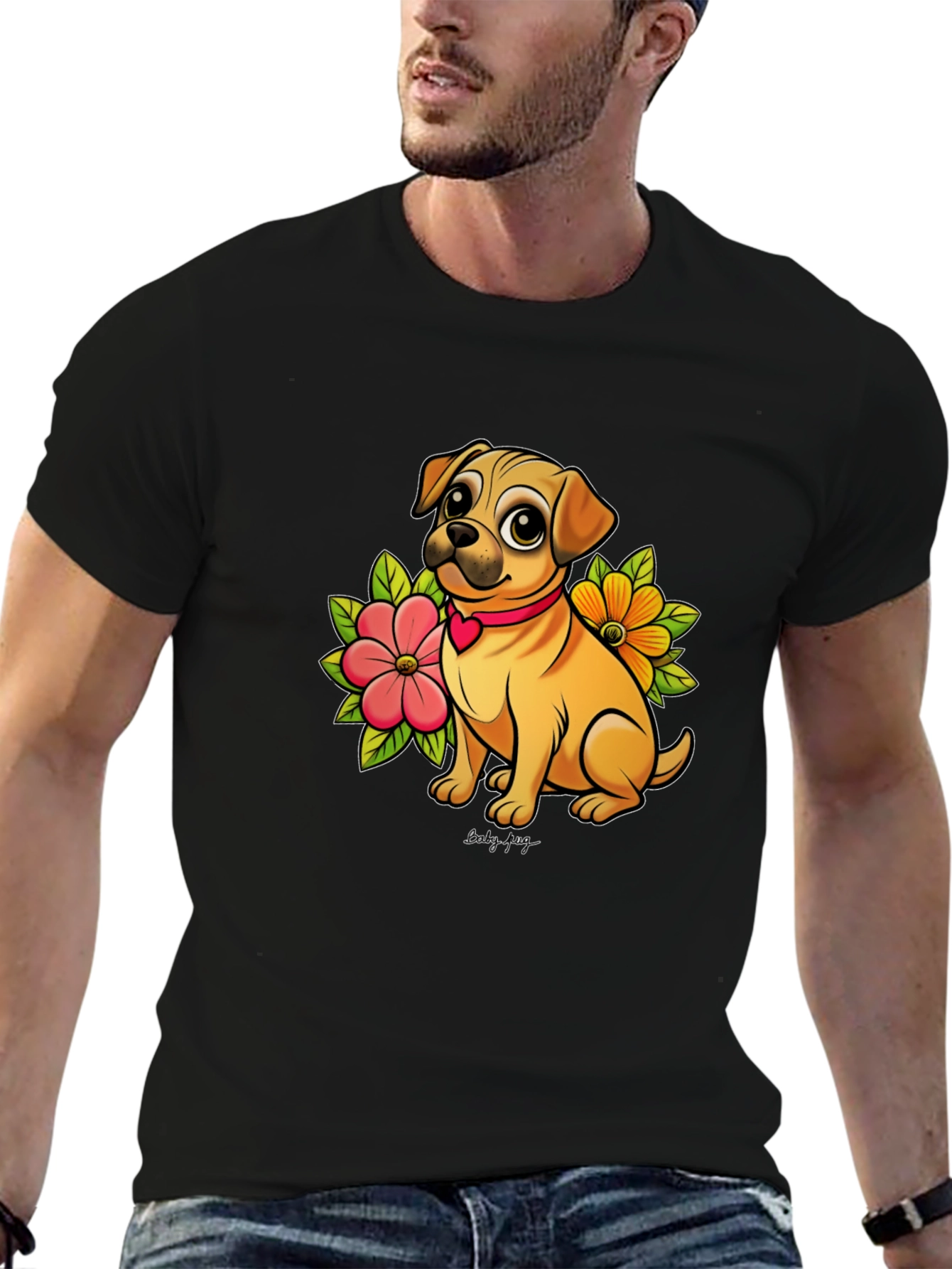 Cute Dog Cartoon T-Shirt