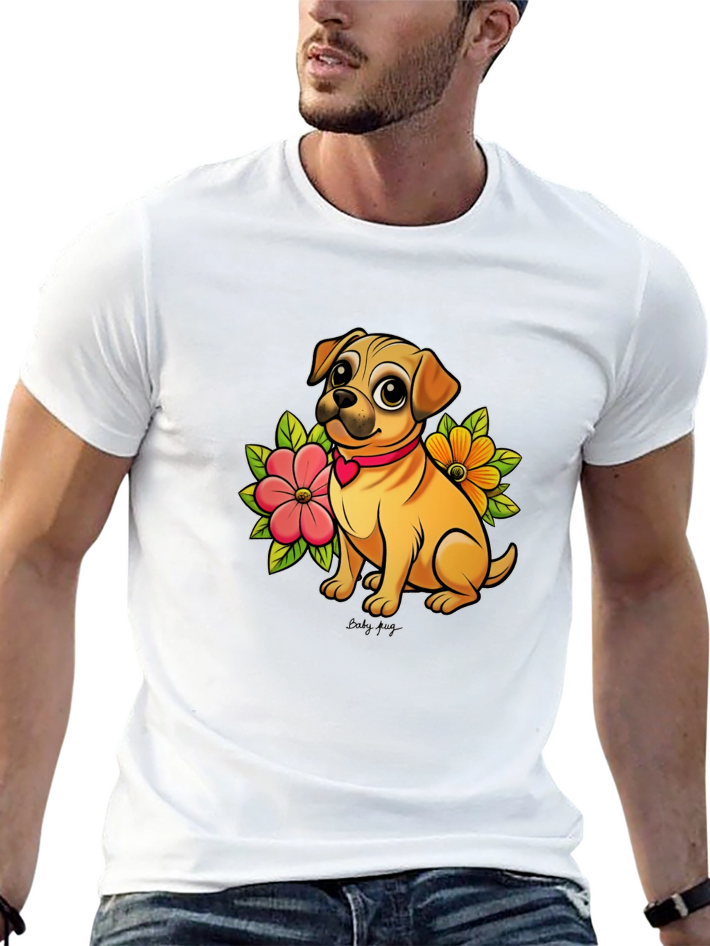Cute Dog Cartoon T-Shirt
