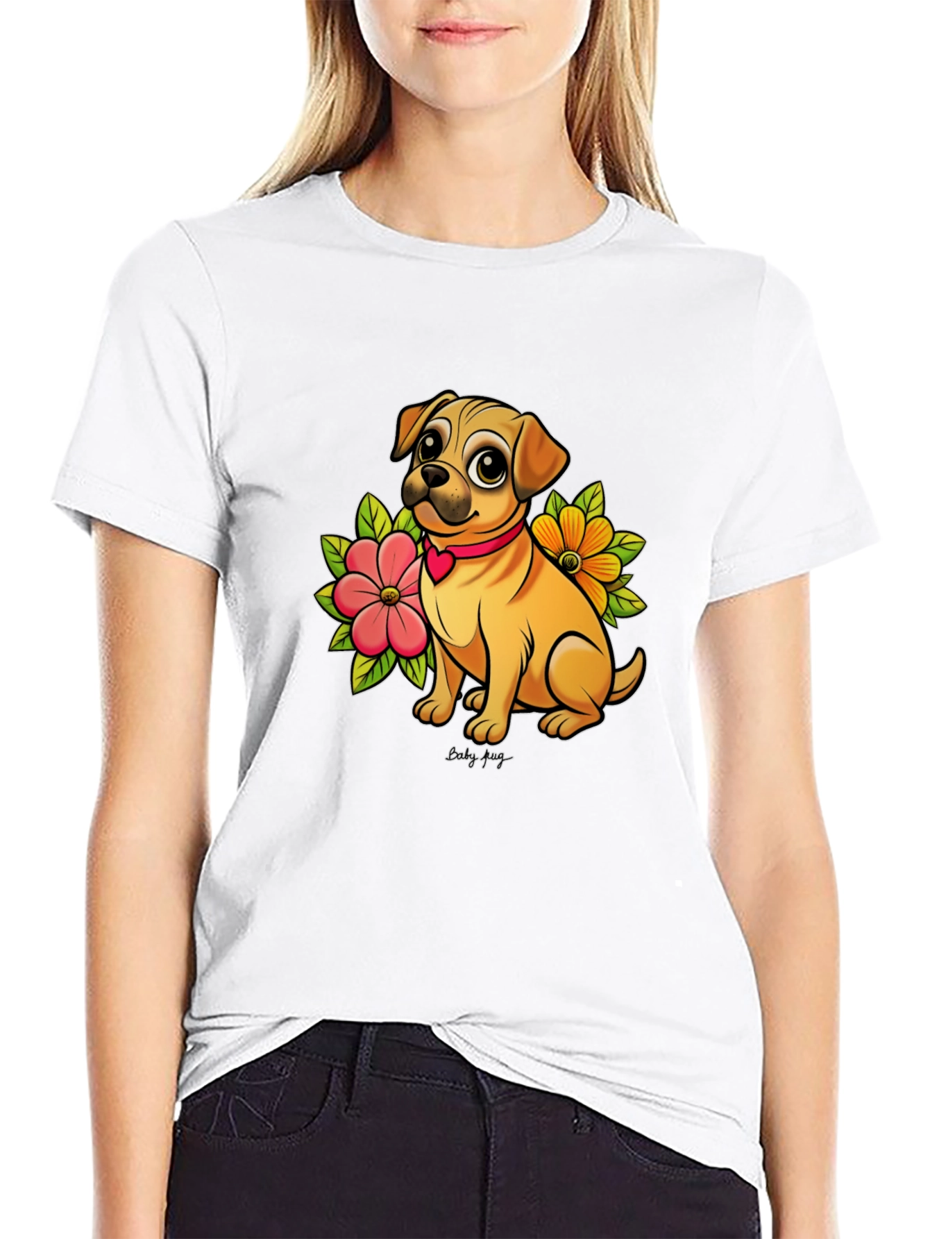 Cute Dog Cartoon T-Shirt