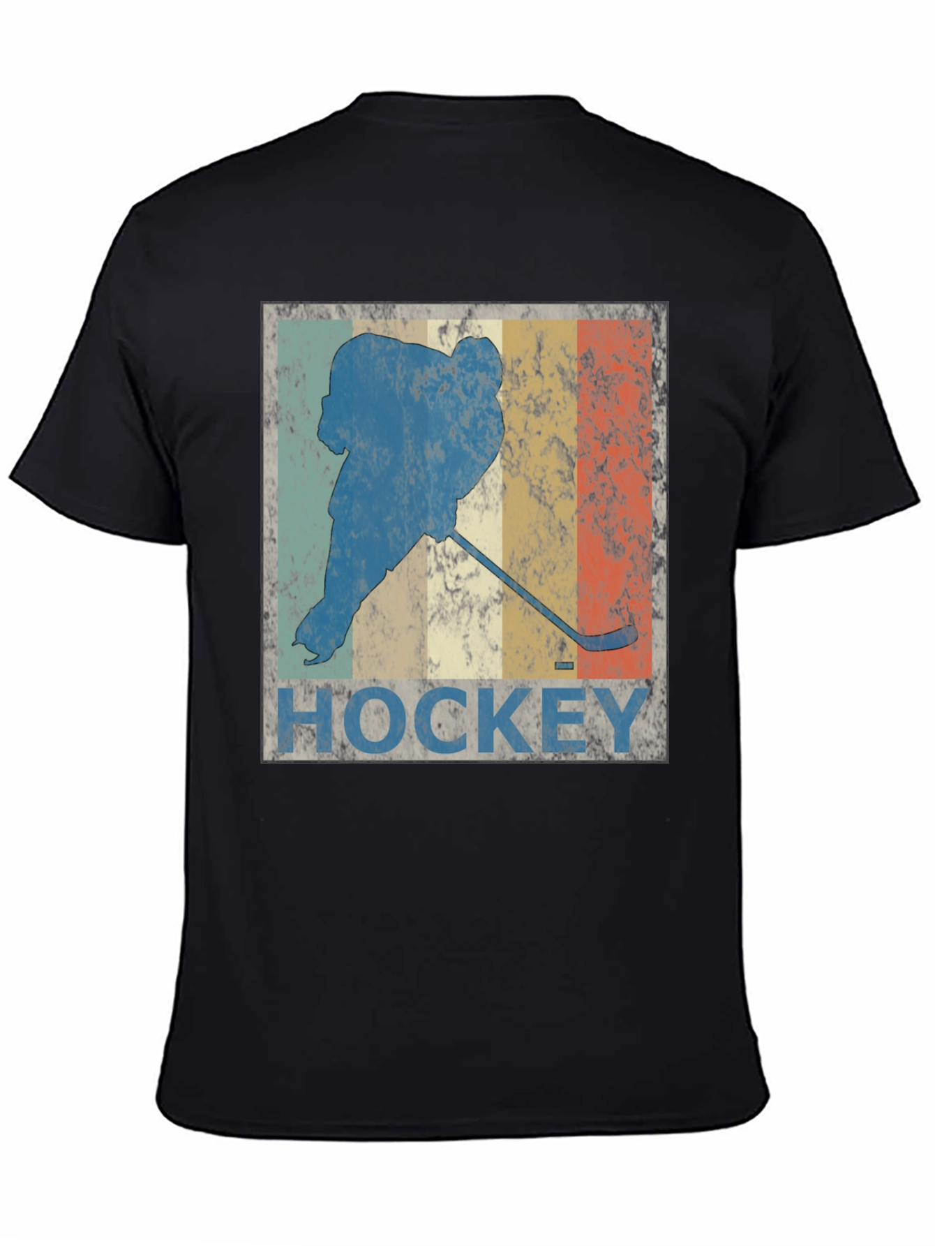 Vintage Hockey Player Graphic T-Shirt
