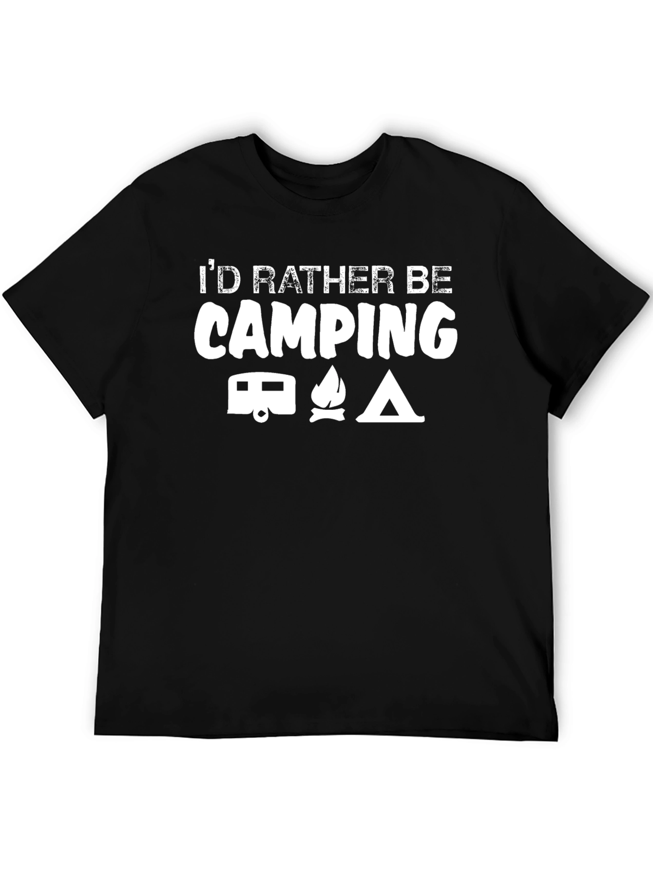 Id Rather Be Camping Graphic T-Shirt