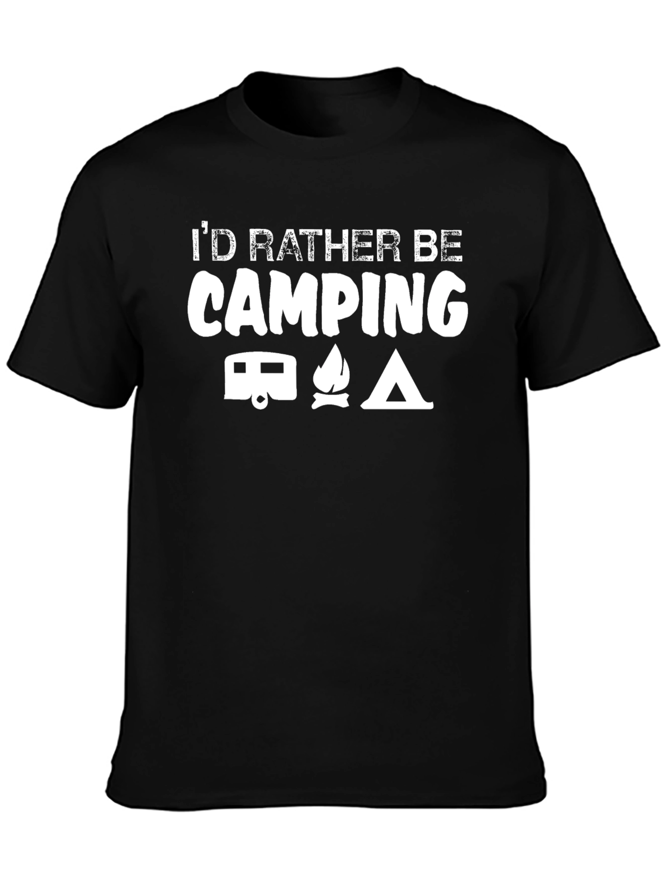Id Rather Be Camping Graphic T-Shirt
