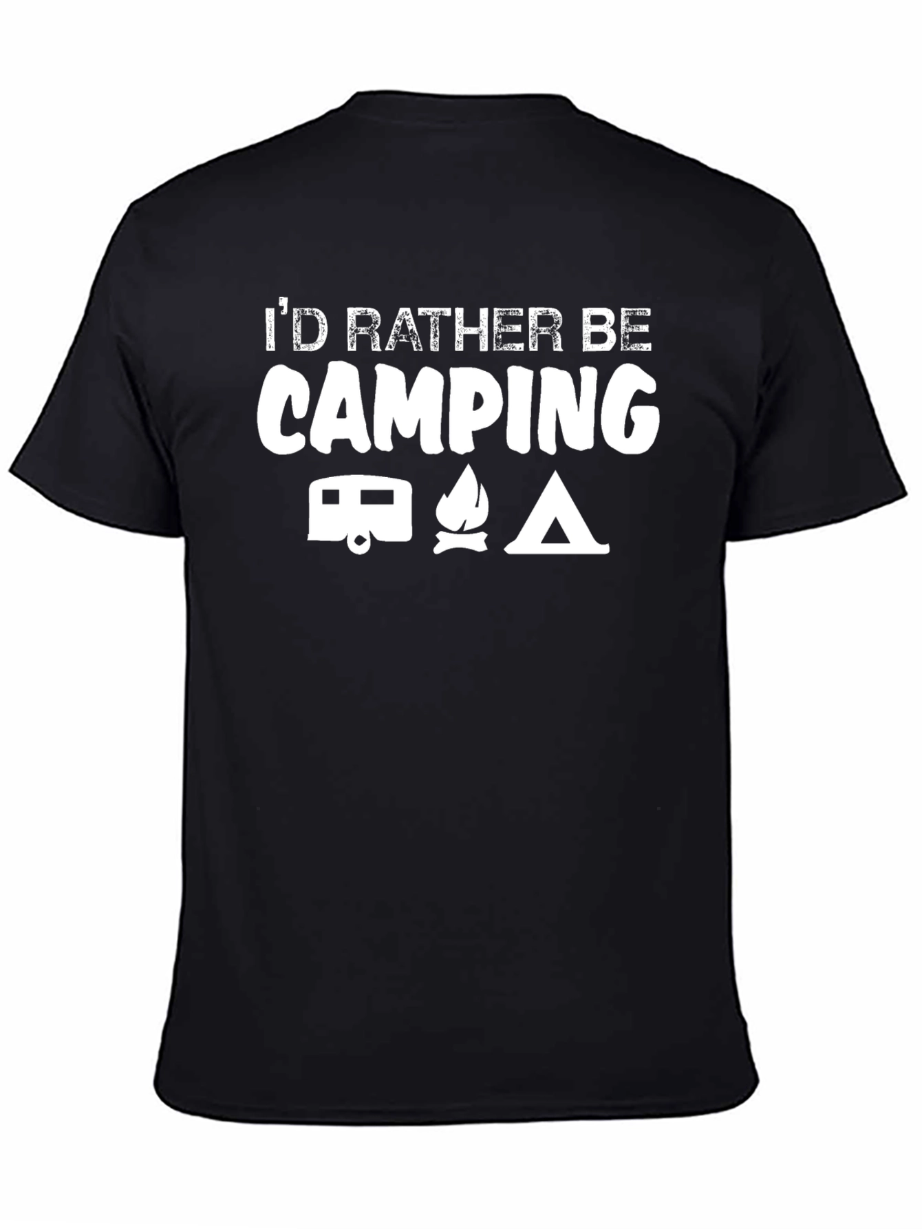 Id Rather Be Camping Graphic T-Shirt