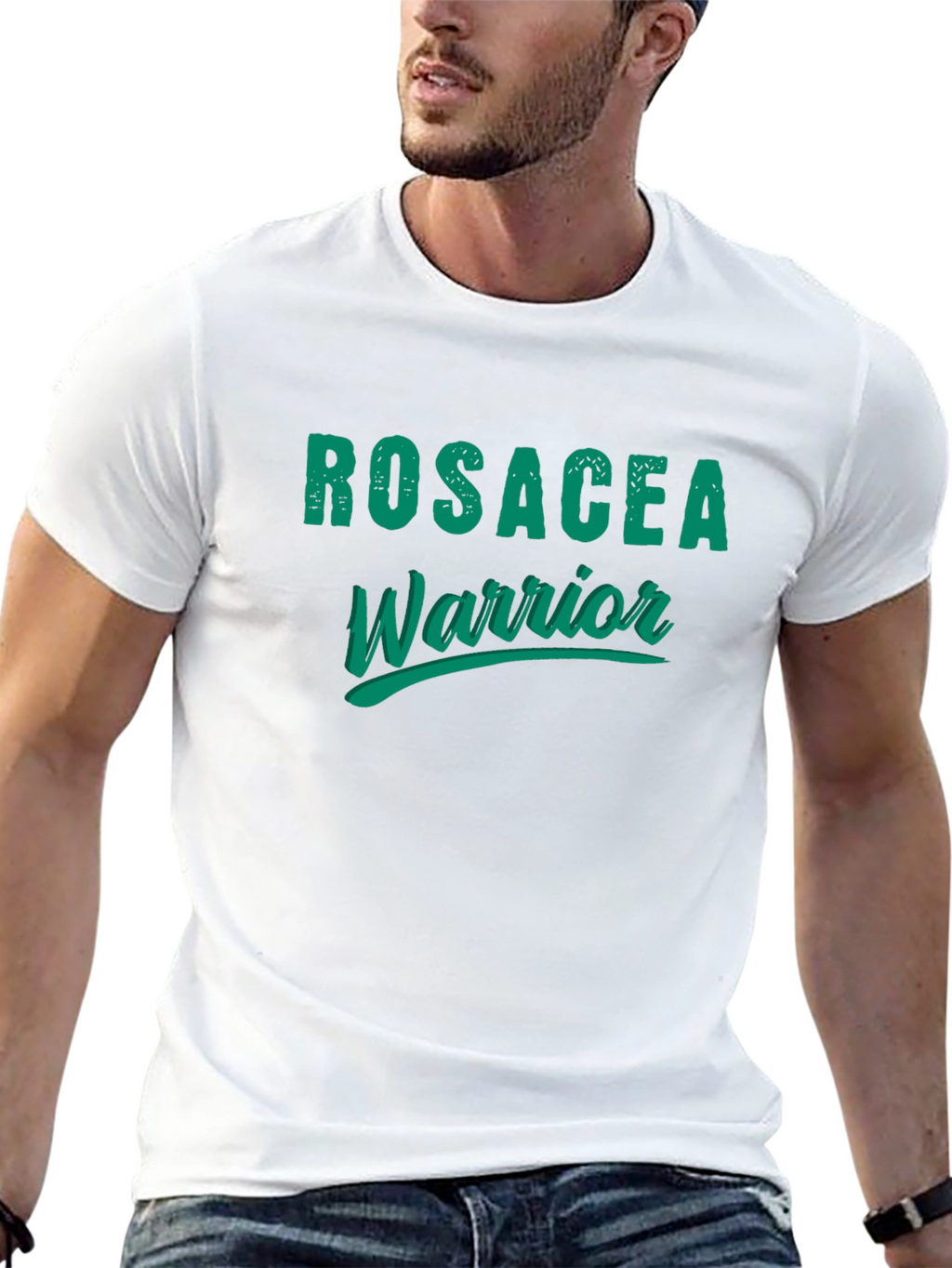 Rosacea Warrior Black T-Shirt