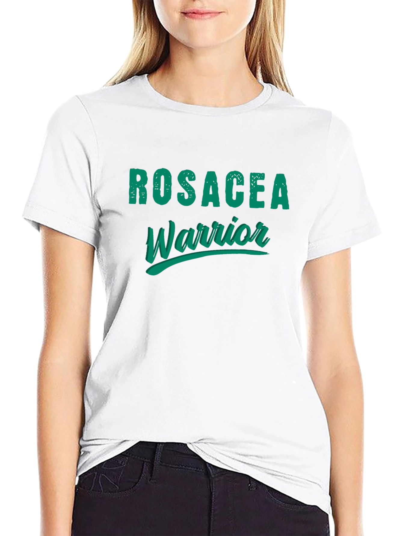 Rosacea Warrior Black T-Shirt