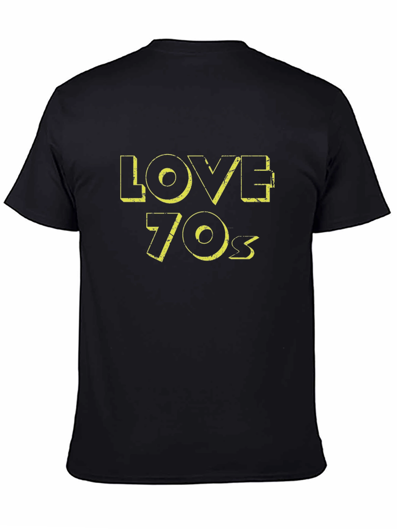 Retro Love 70s Black Graphic Tee