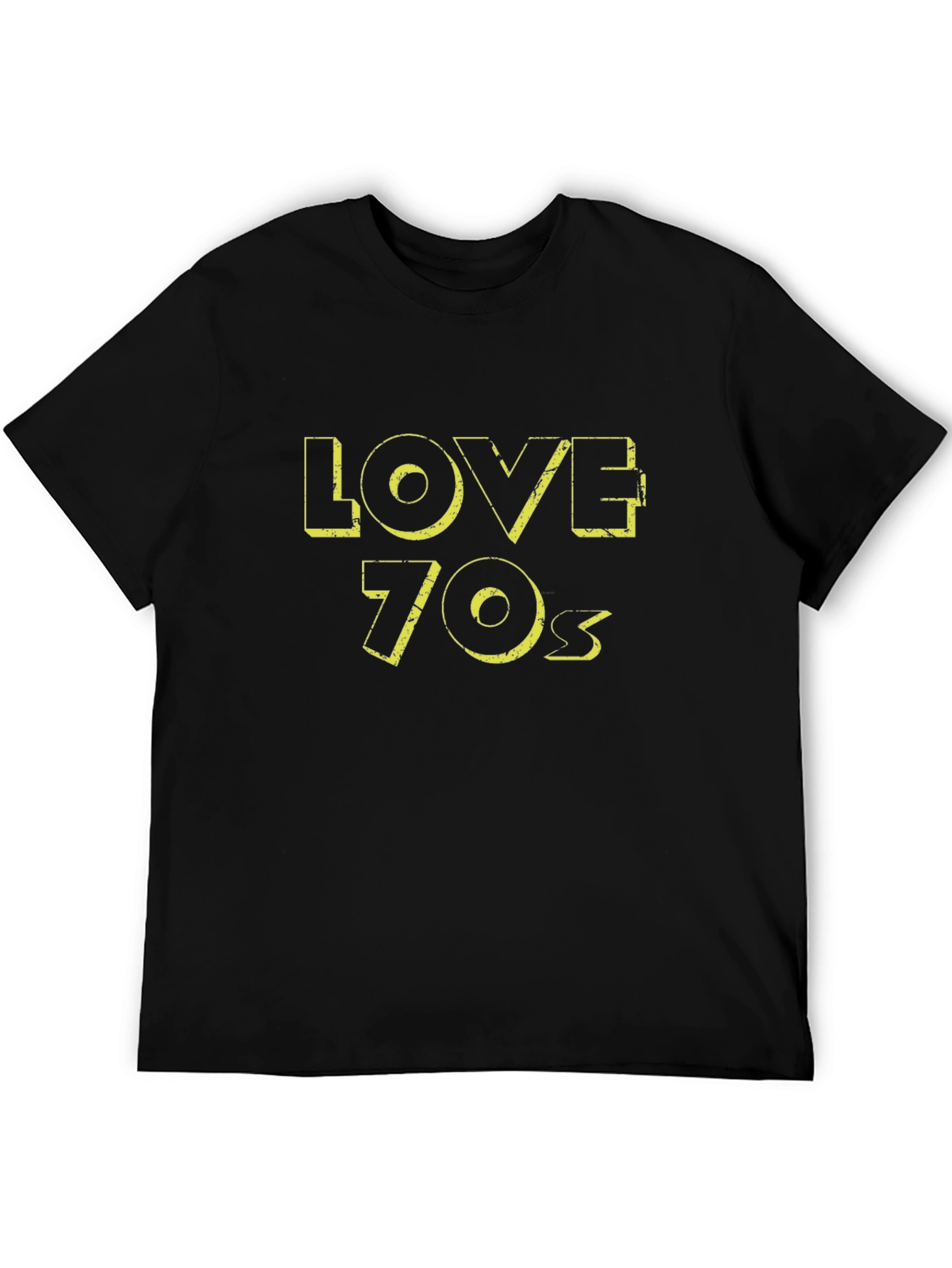 Retro Love 70s Black Graphic Tee