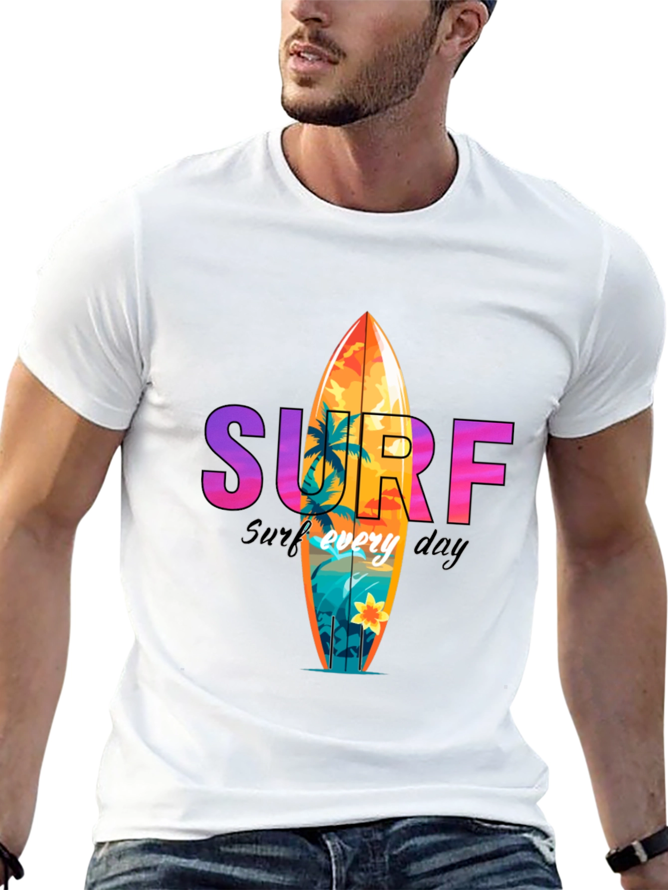 Surf Every Day Graphic Tee