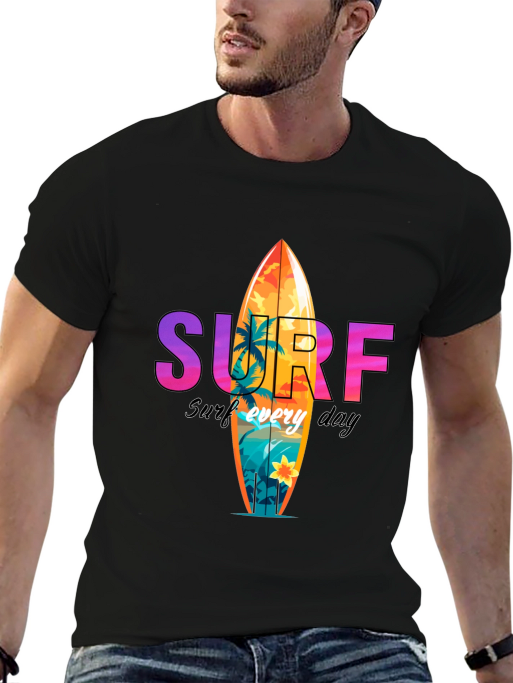 Surf Every Day Graphic Tee