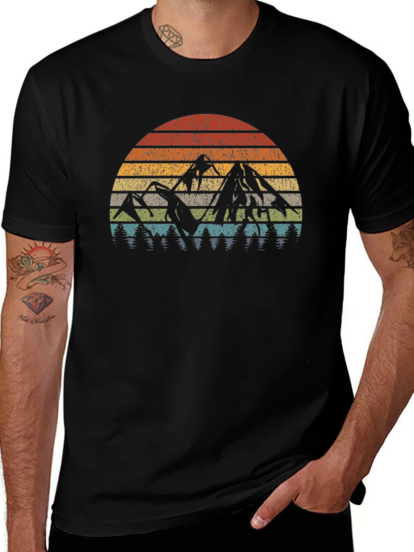 Vintage Mountainscape Tee