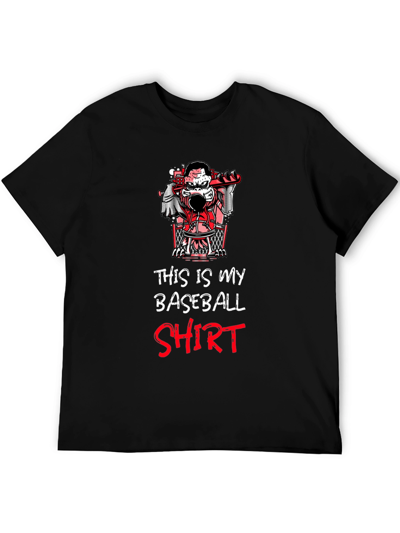 Funny Baseball T-Shirt - This is my Baseball Shirt