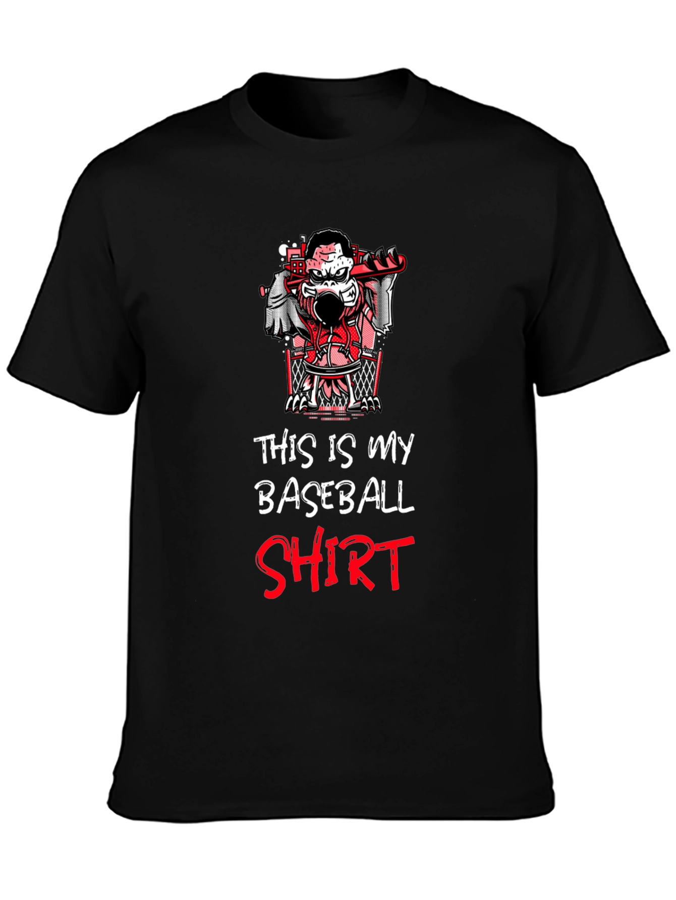 Funny Baseball T-Shirt - This is my Baseball Shirt