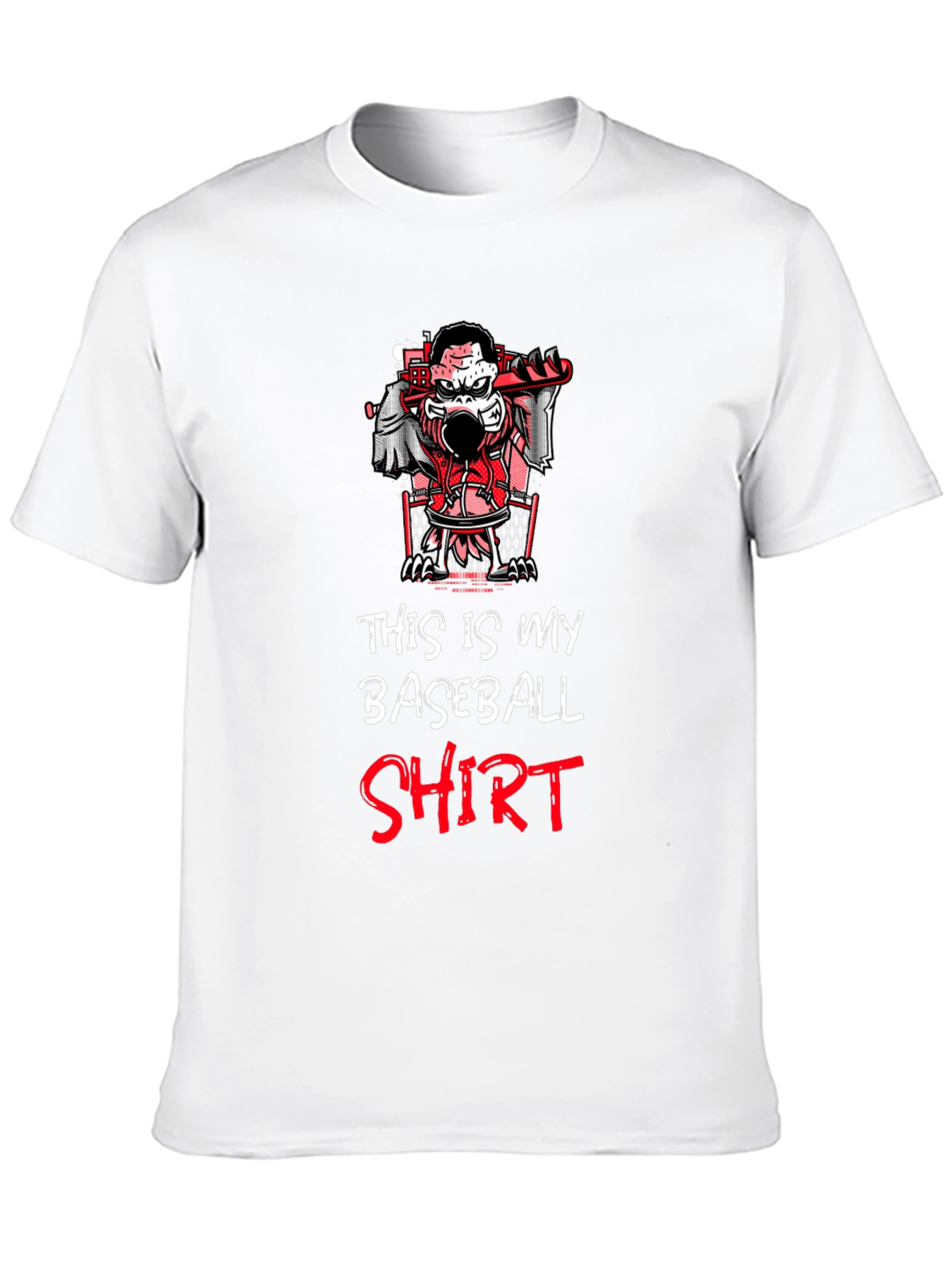 Funny Baseball T-Shirt - This is my Baseball Shirt