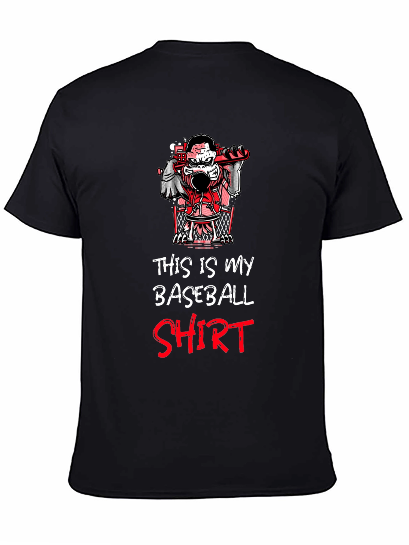 Funny Baseball T-Shirt - This is my Baseball Shirt