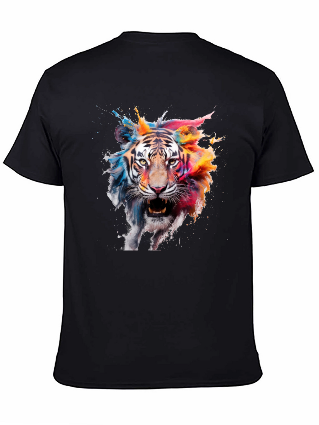 Vibrant Tiger Graphic T-Shirt - Bold & Eye-Catching