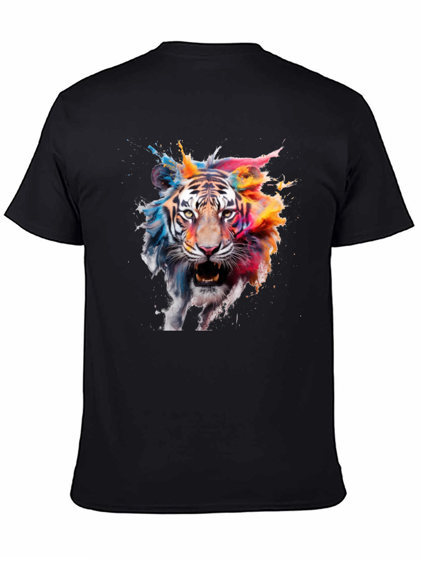 Vibrant Tiger Graphic T-Shirt - Bold & Eye-Catching