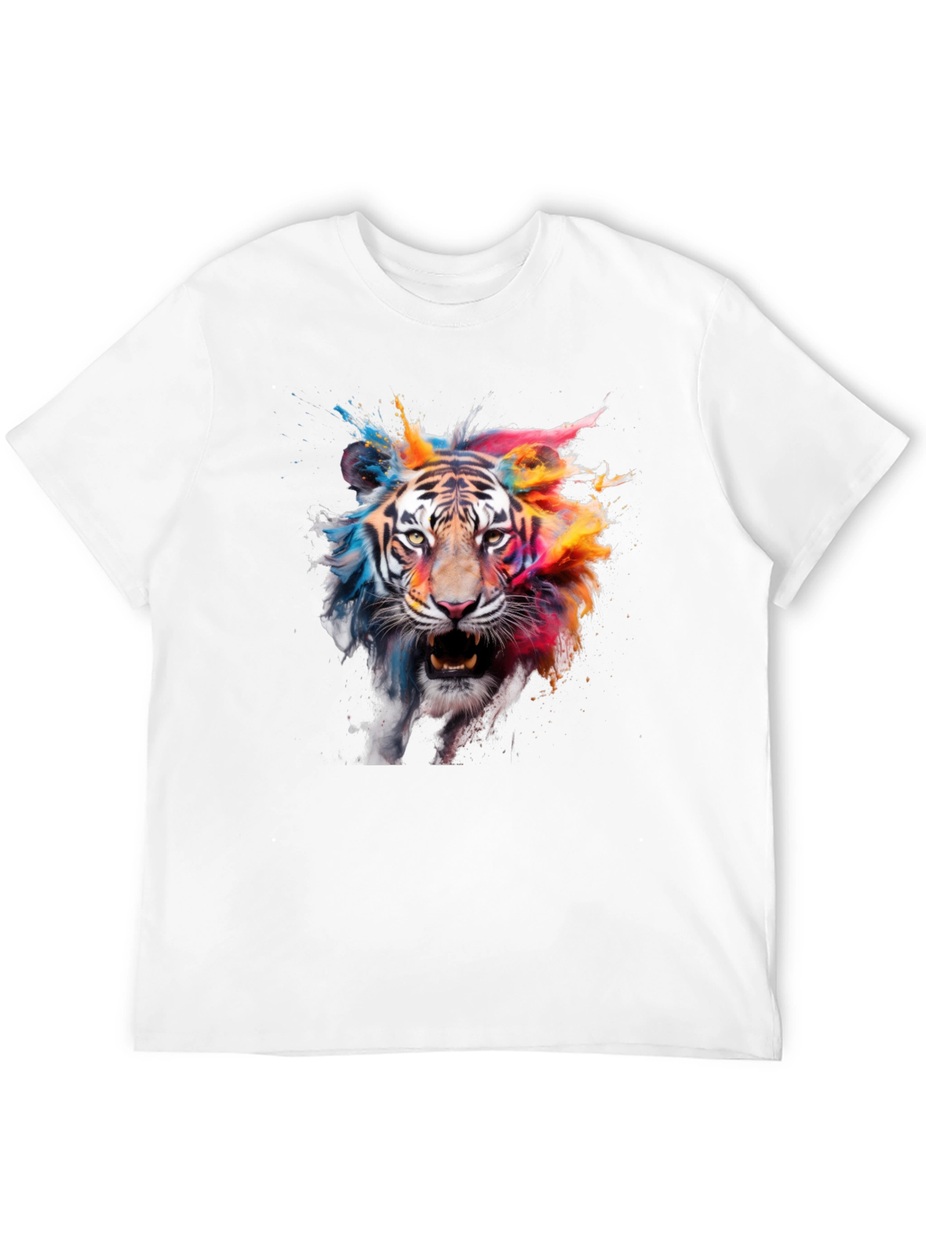 Vibrant Tiger Graphic T-Shirt - Bold & Eye-Catching