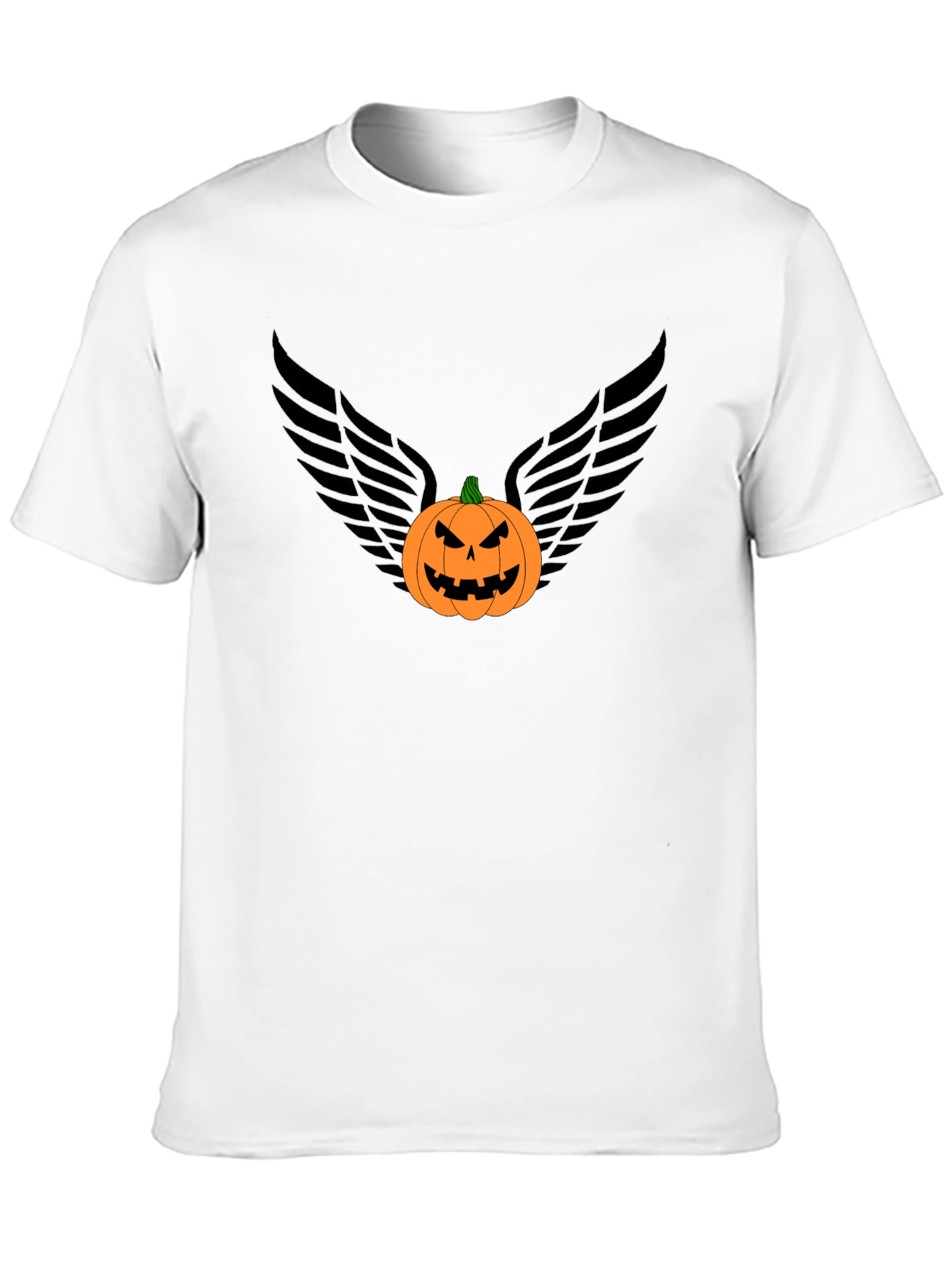 Pumpkin Angel Wings Graphic Tee