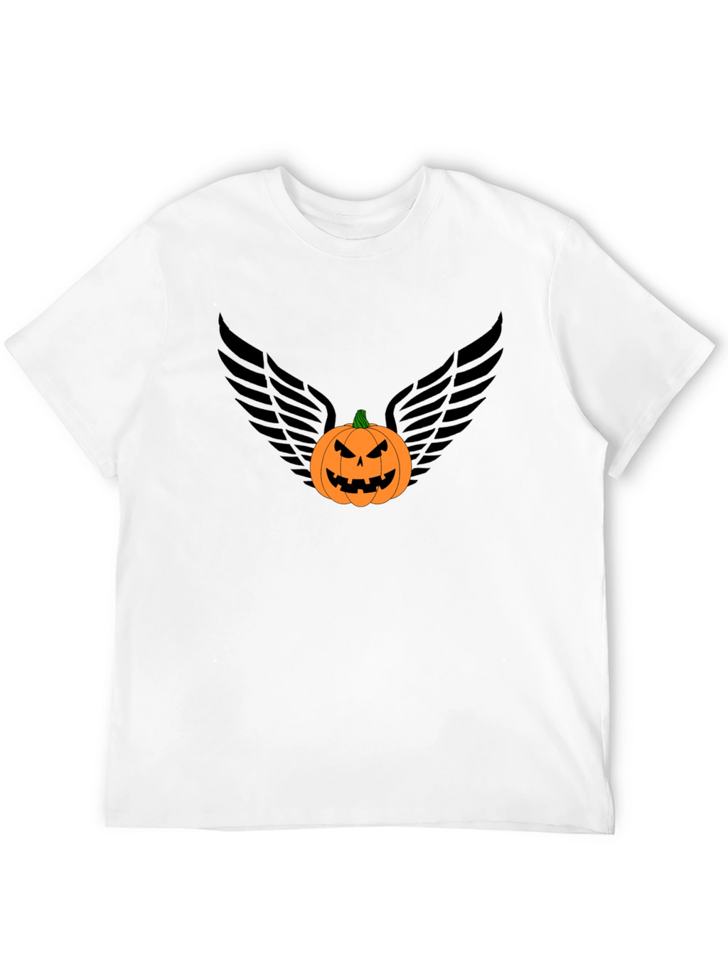 Pumpkin Angel Wings Graphic Tee