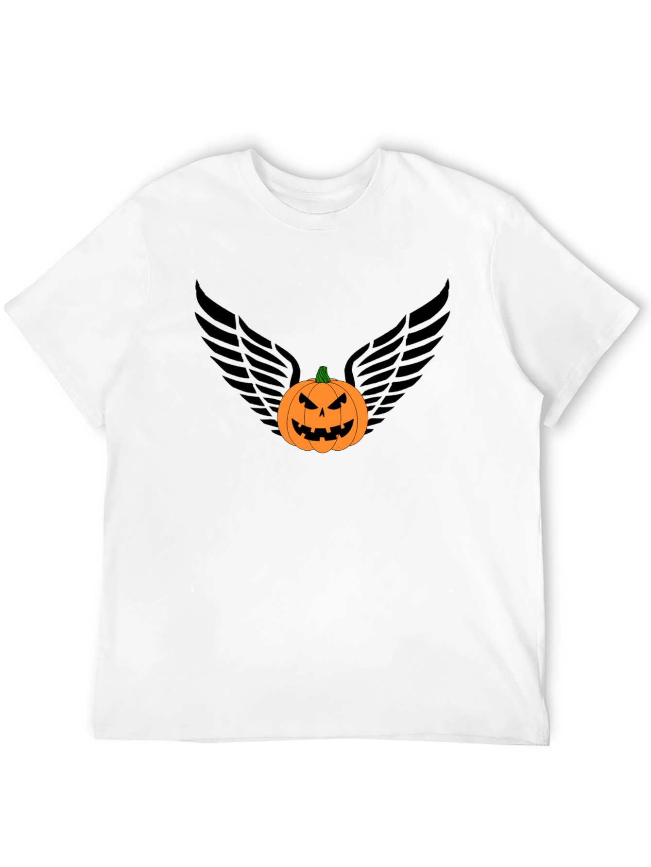 Pumpkin Angel Wings Graphic Tee